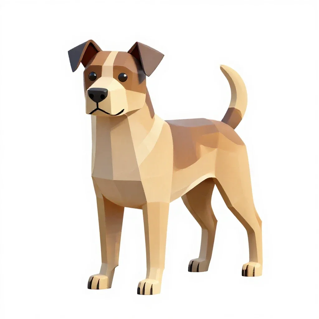 Watchdog isolated on a white background