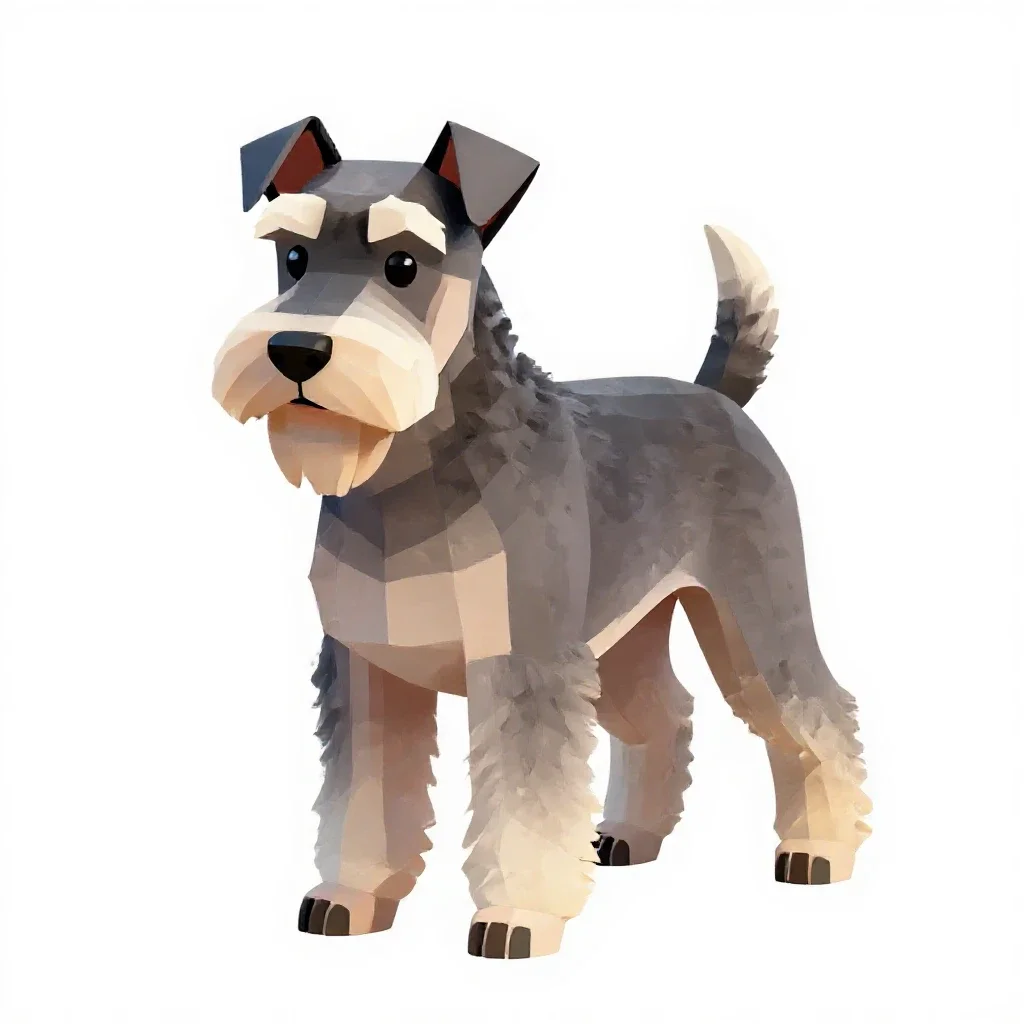 Wirehair isolated on a white background