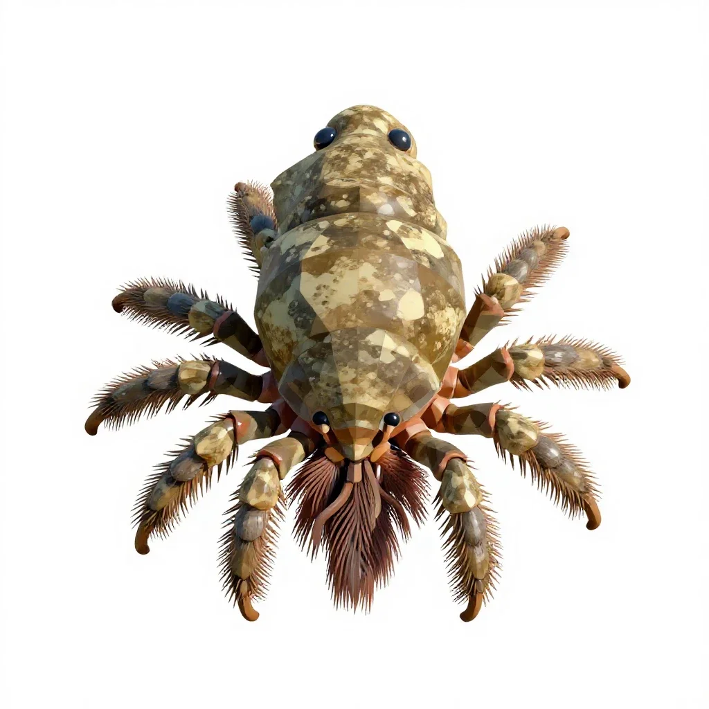Barnacle isolated on a white background