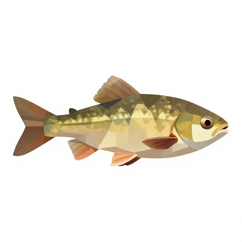 Bottom-feeder isolated on a white background