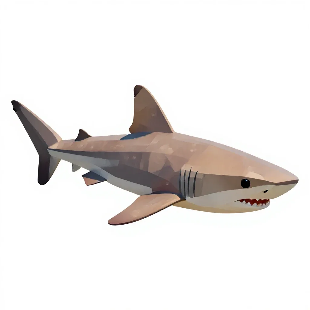 Carpet shark isolated on a white background