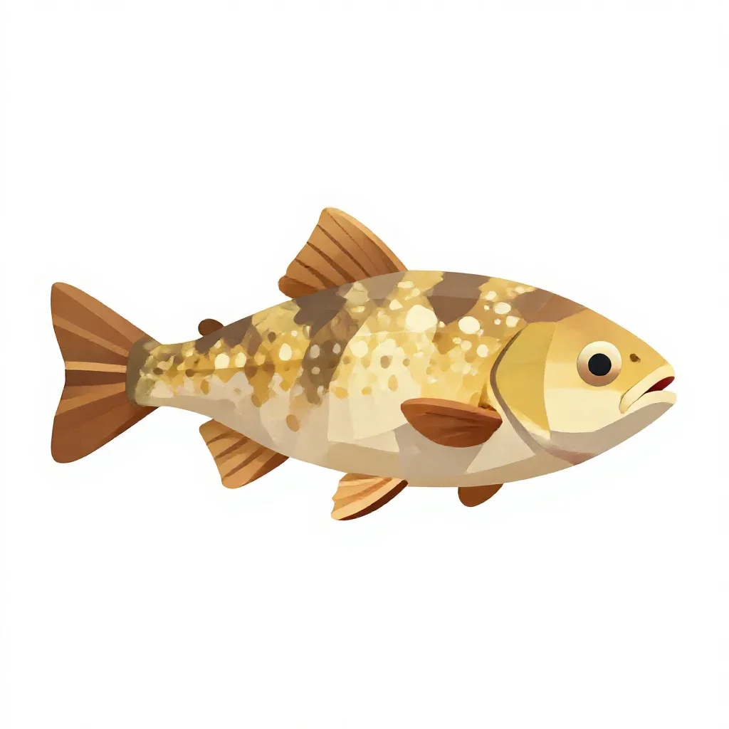 Cartilaginous fish isolated on a white background