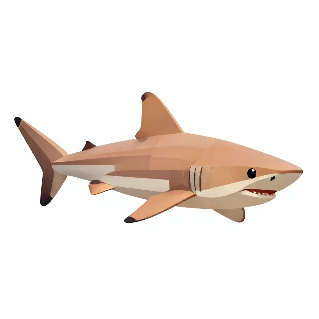 Cat shark isolated on a white background