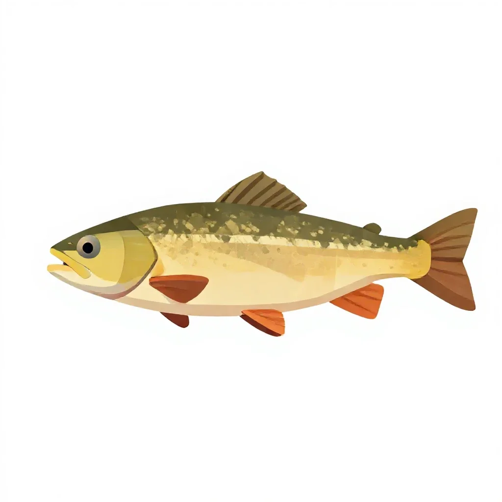 Chub isolated on a white background
