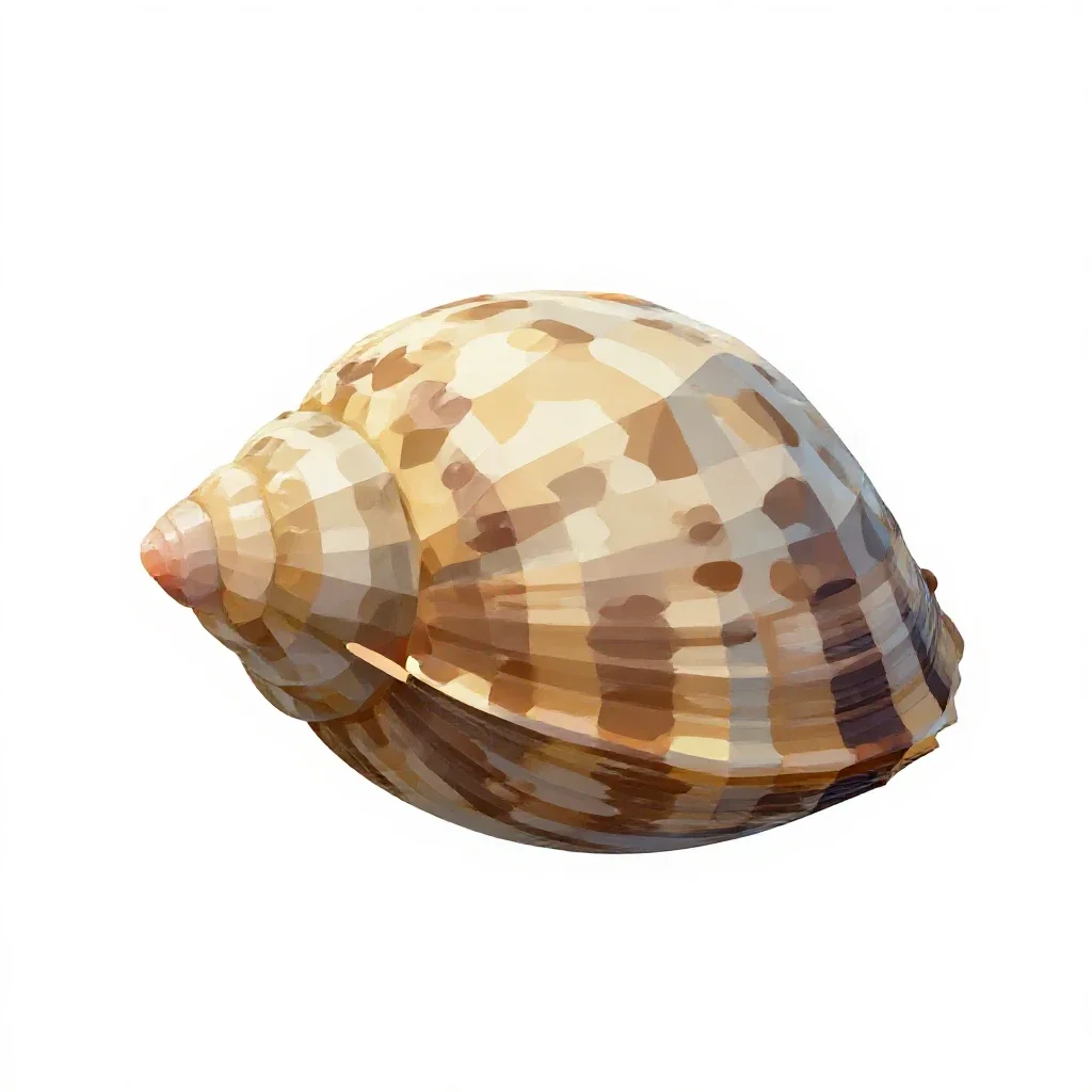 Clam isolated on a white background