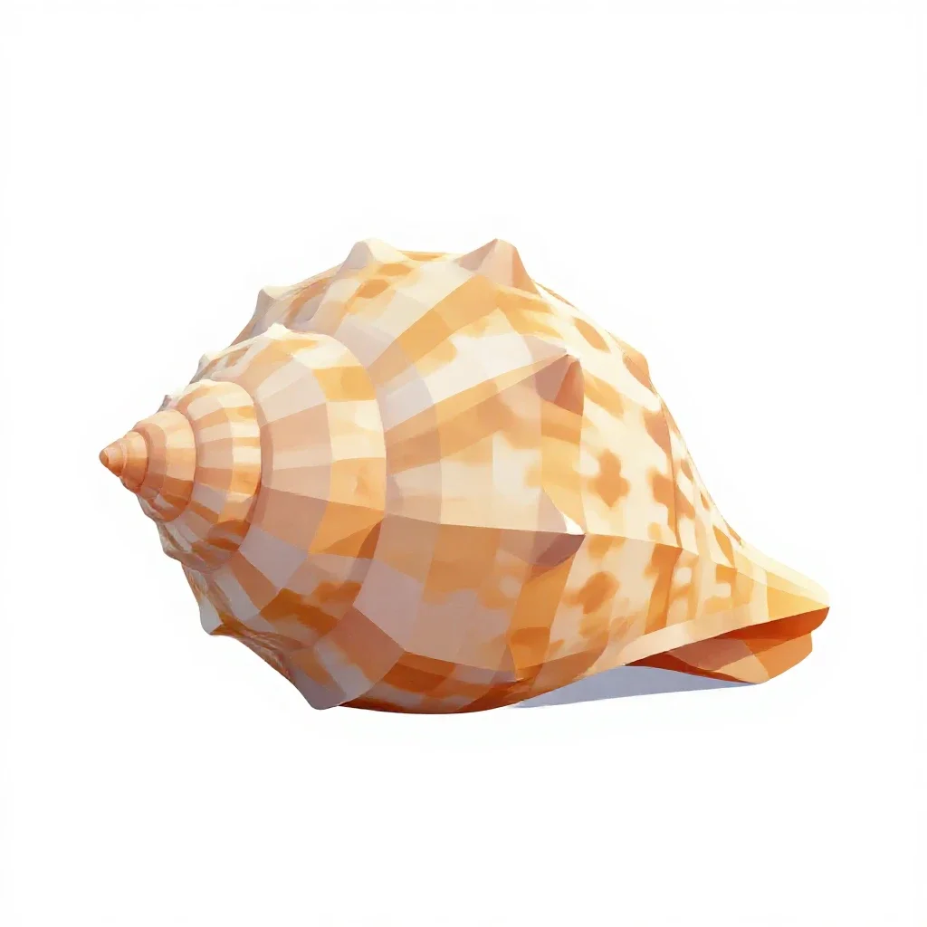 Conch isolated on a white background