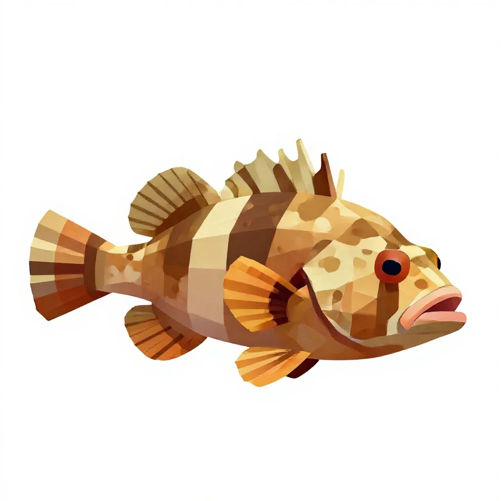 Deepwater squirrelfish isolated on a white background