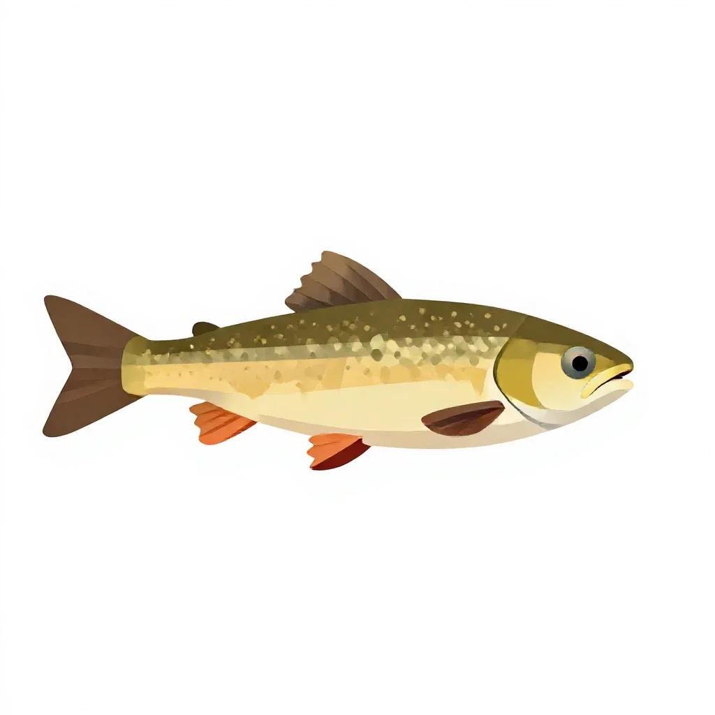 Gudgeon isolated on a white background