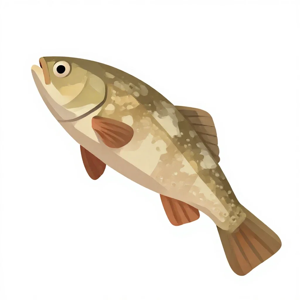 Holocephalan isolated on a white background