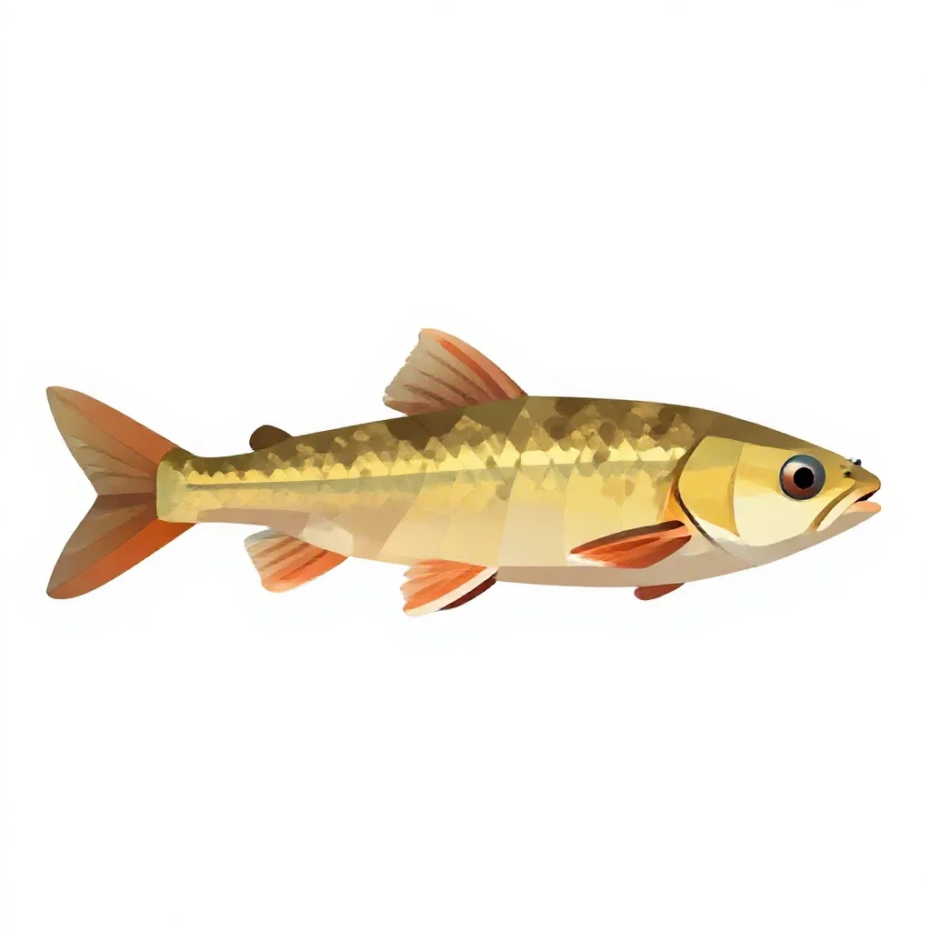 Loach isolated on a white background