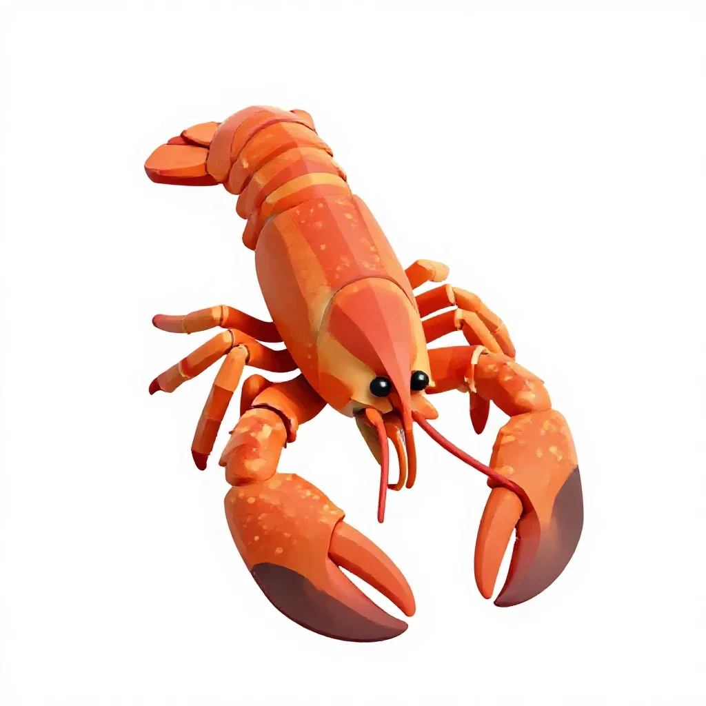 Lobster isolated on a white background
