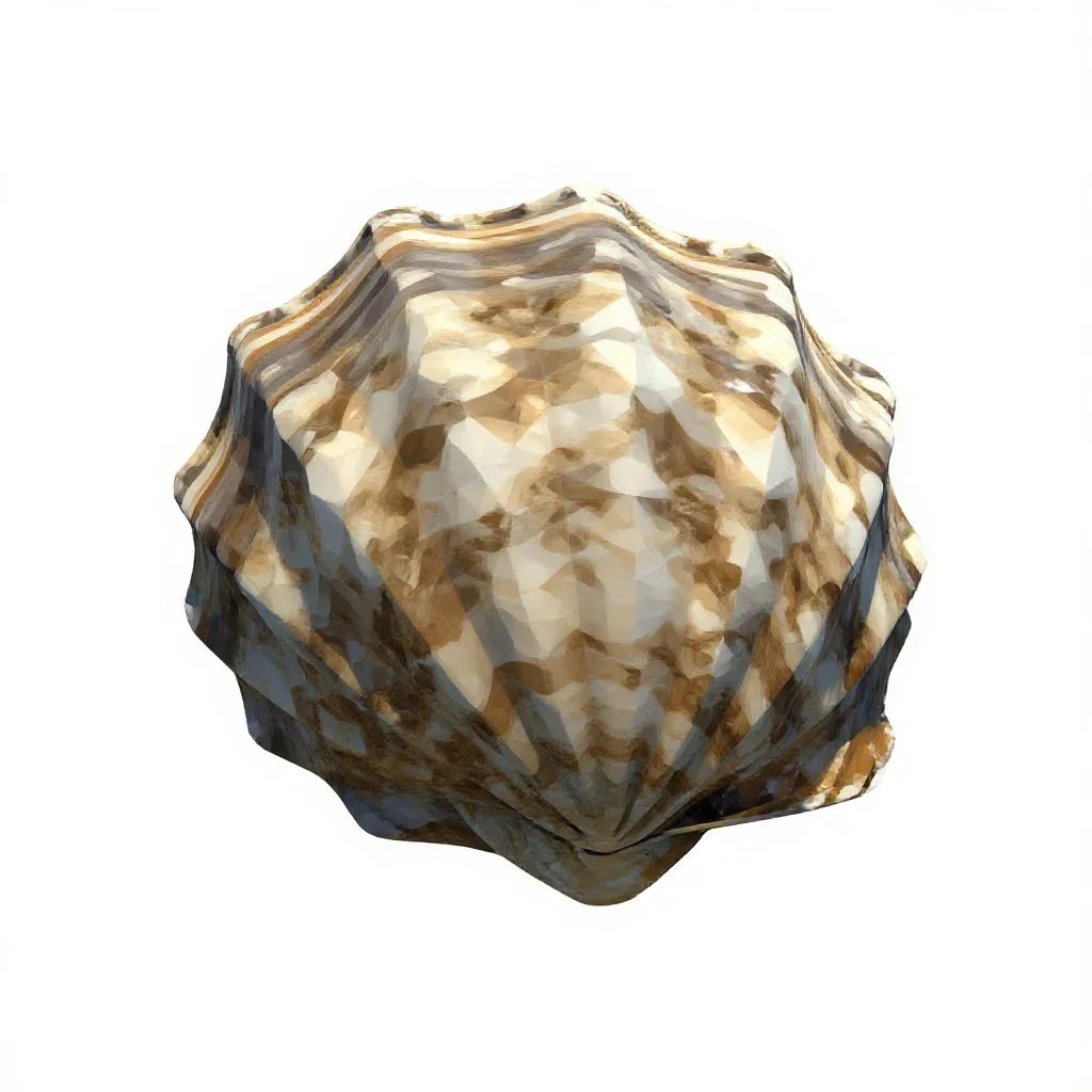 Piddock isolated on a white background