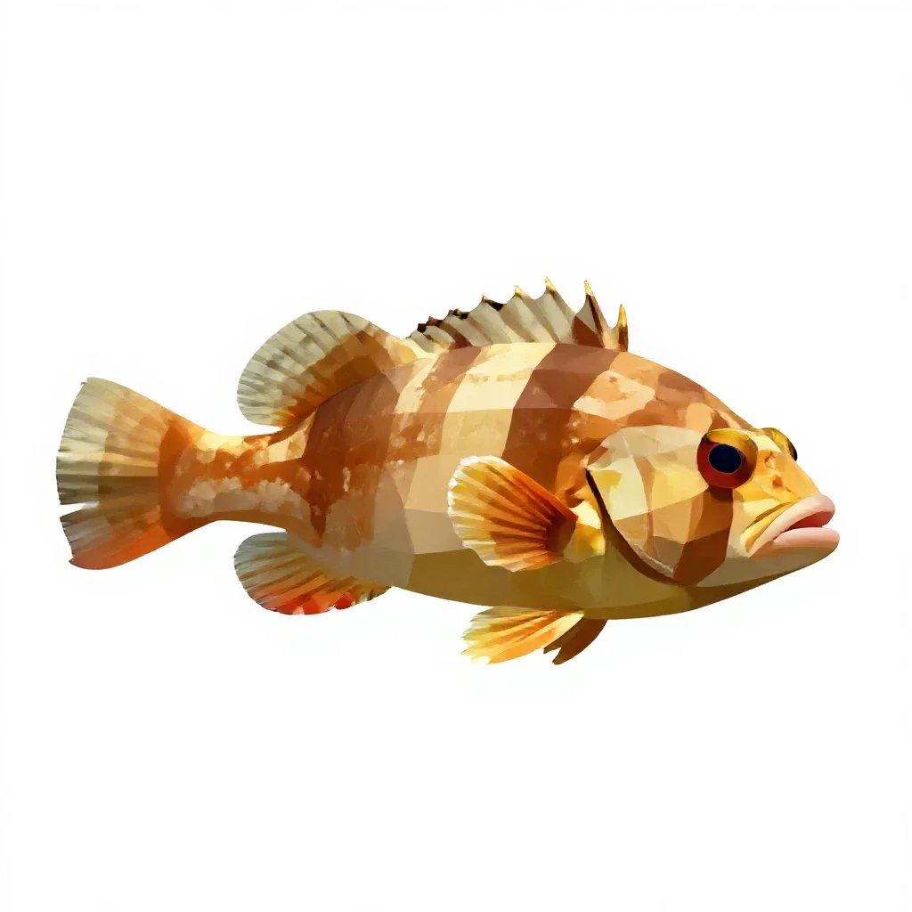 Reef squirrelfish isolated on a white background