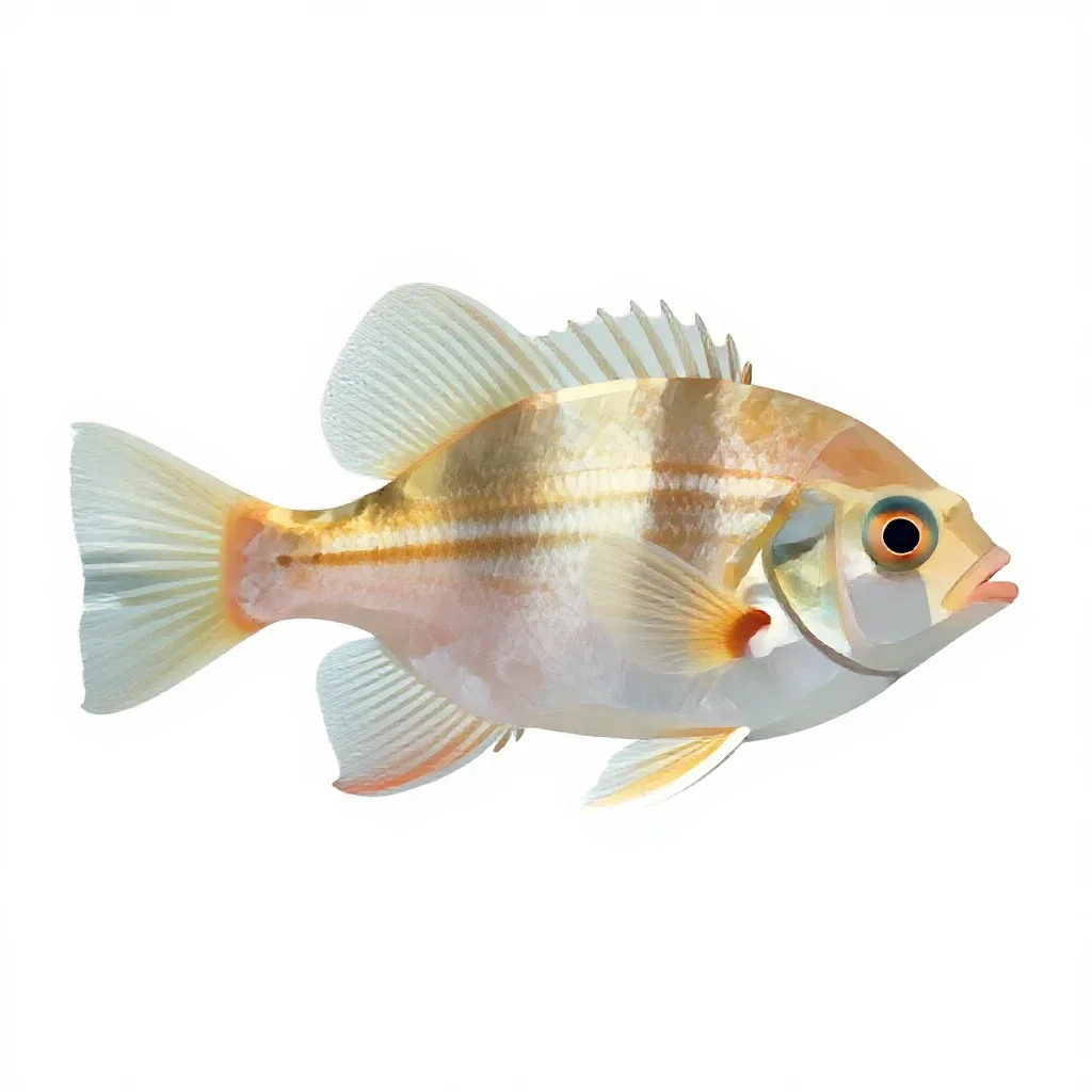 Shrimpfish isolated on a white background