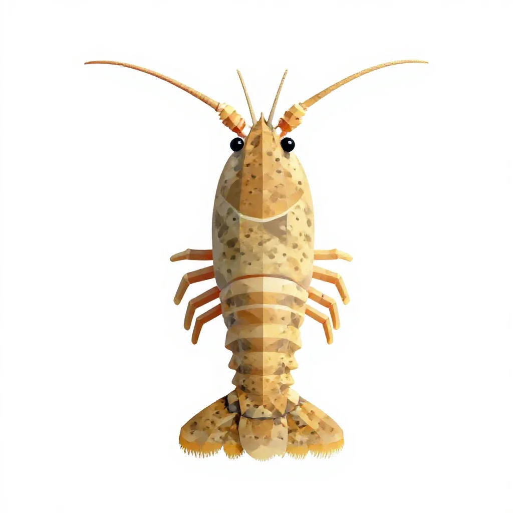 Tadpole shrimp isolated on a white background