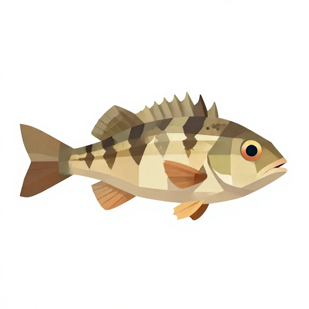 Ten-spined stickleback isolated on a white background