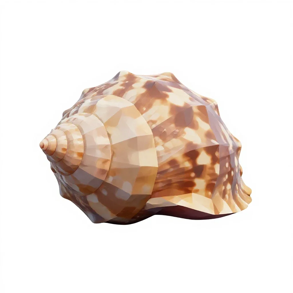 Whelk isolated on a white background