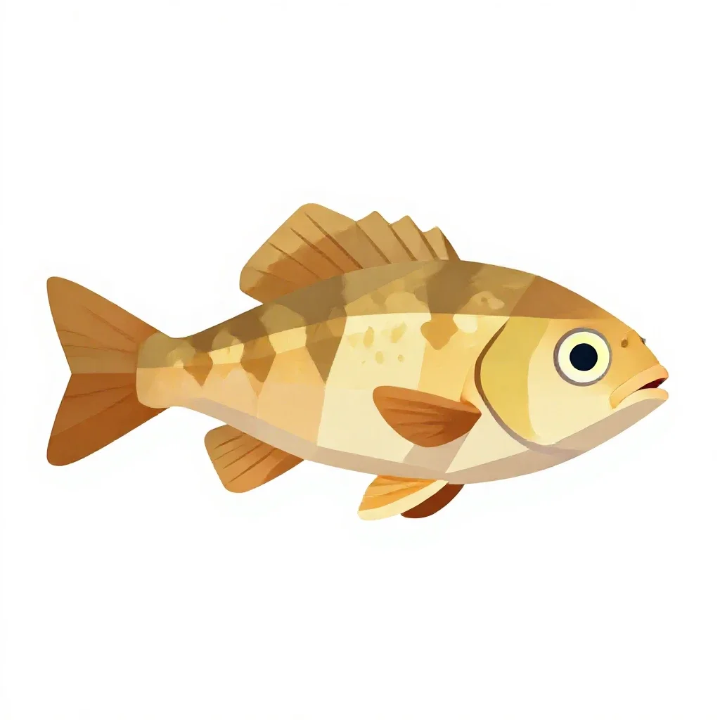Anomalops isolated on a white background