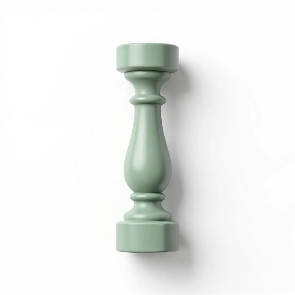 Baluster isolated on a white background