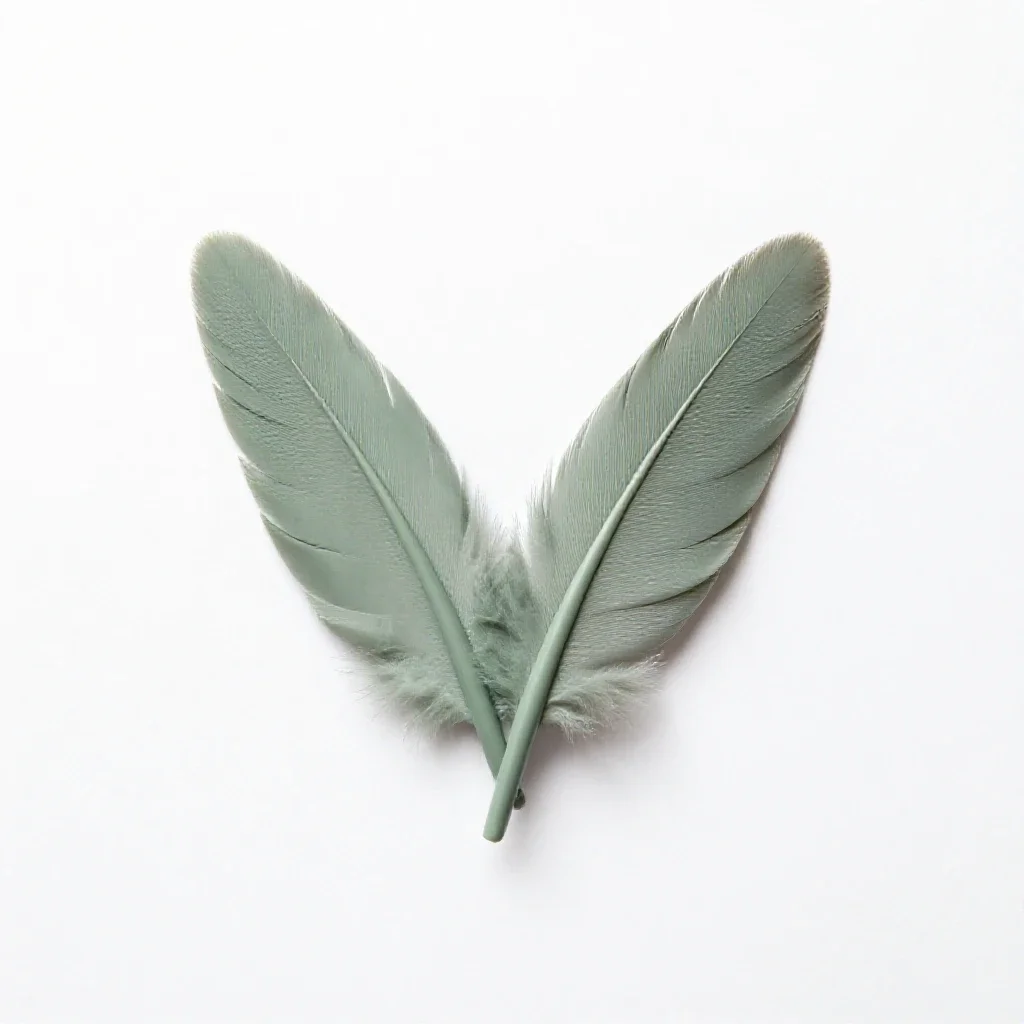 Bastard wing isolated on a white background