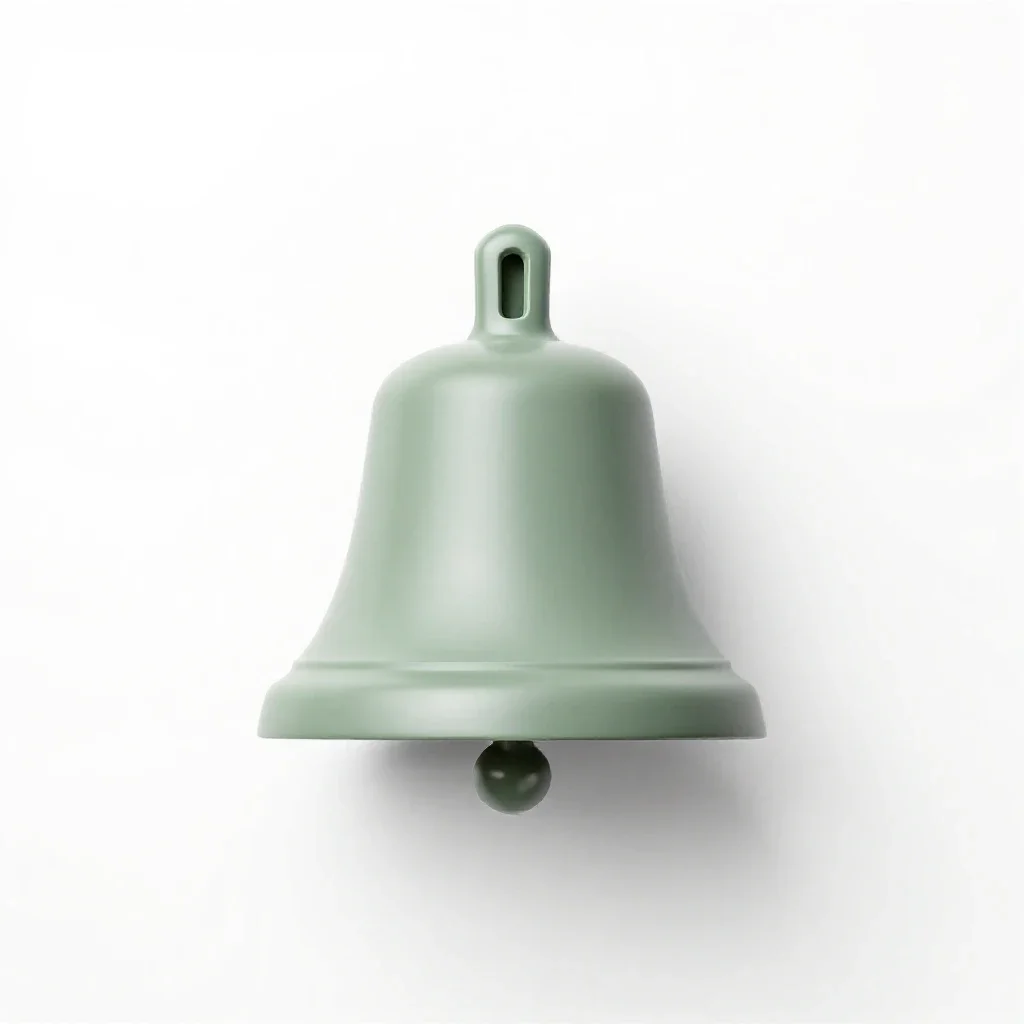 Bell isolated on a white background