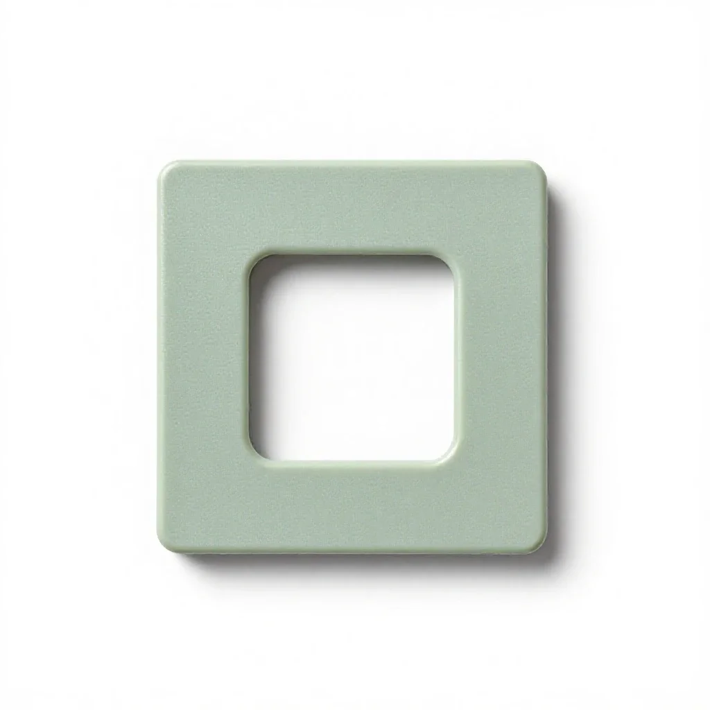 Bimetallic strip isolated on a white background
