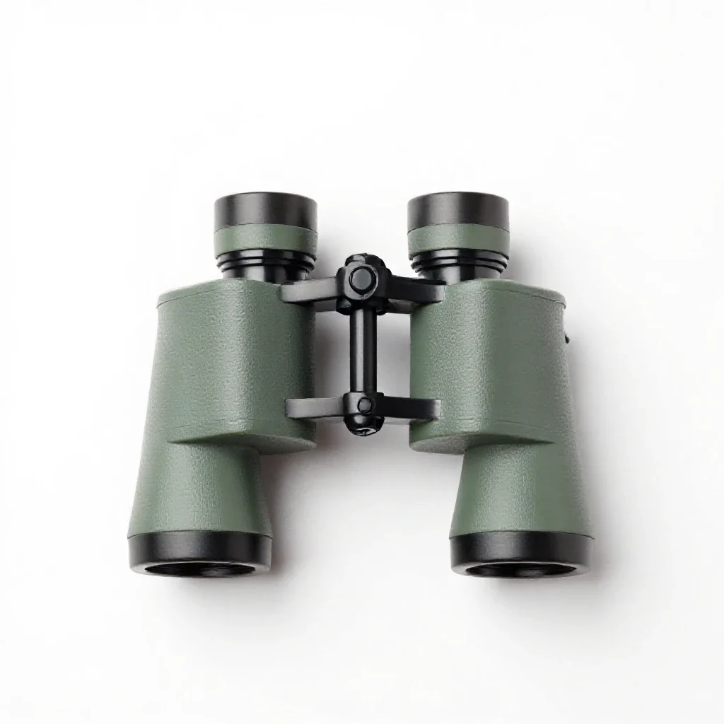 Binoculars isolated on a white background