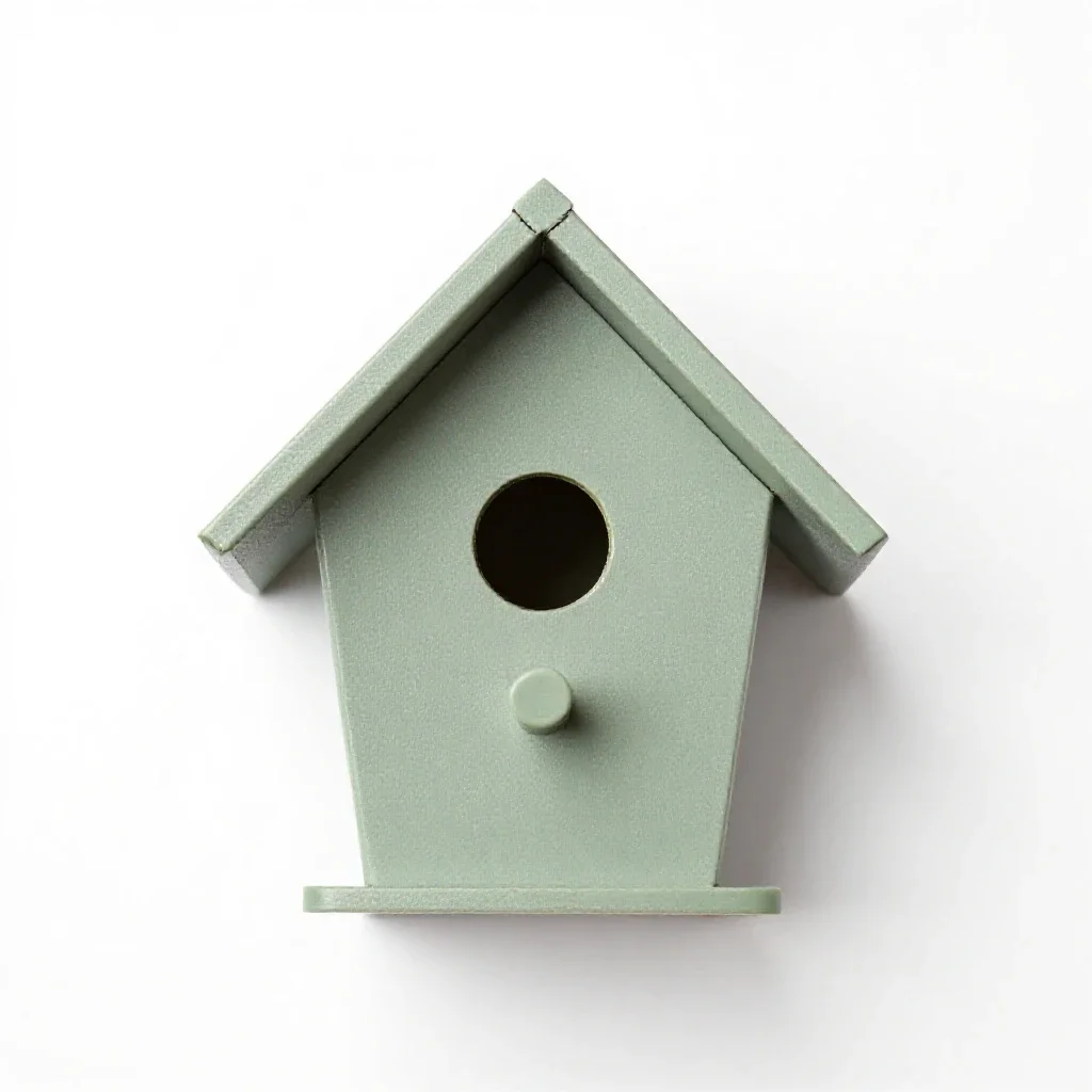 Birdhouse isolated on a white background