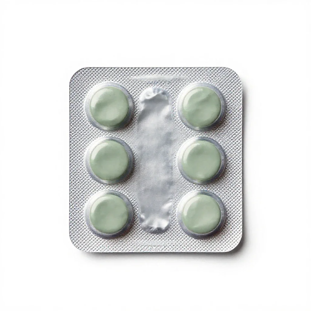 Blister pack isolated on a white background