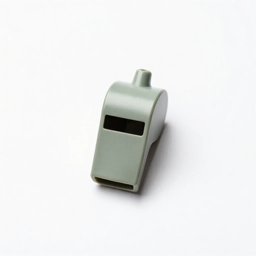 Boat whistle isolated on a white background