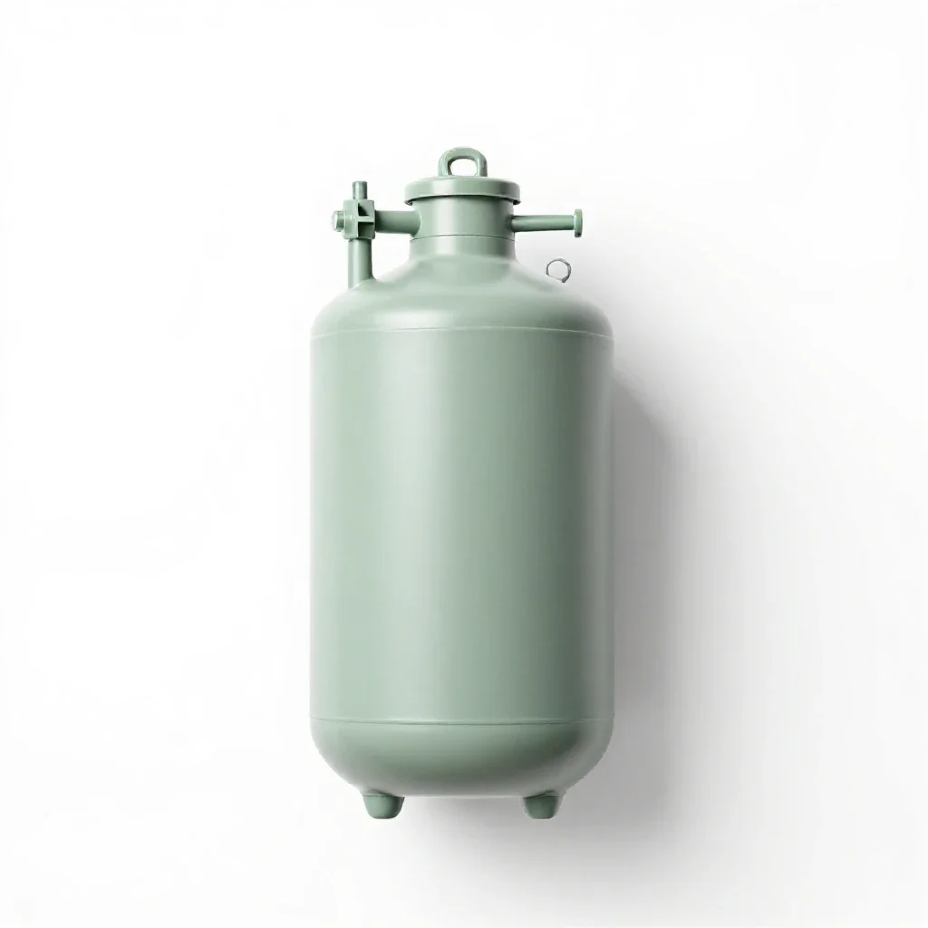 Boiling water reactor isolated on a white background