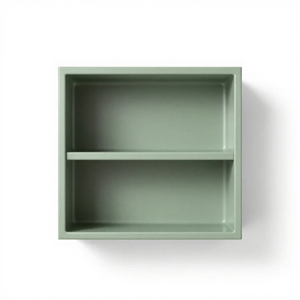 Bookshelf isolated on a white background