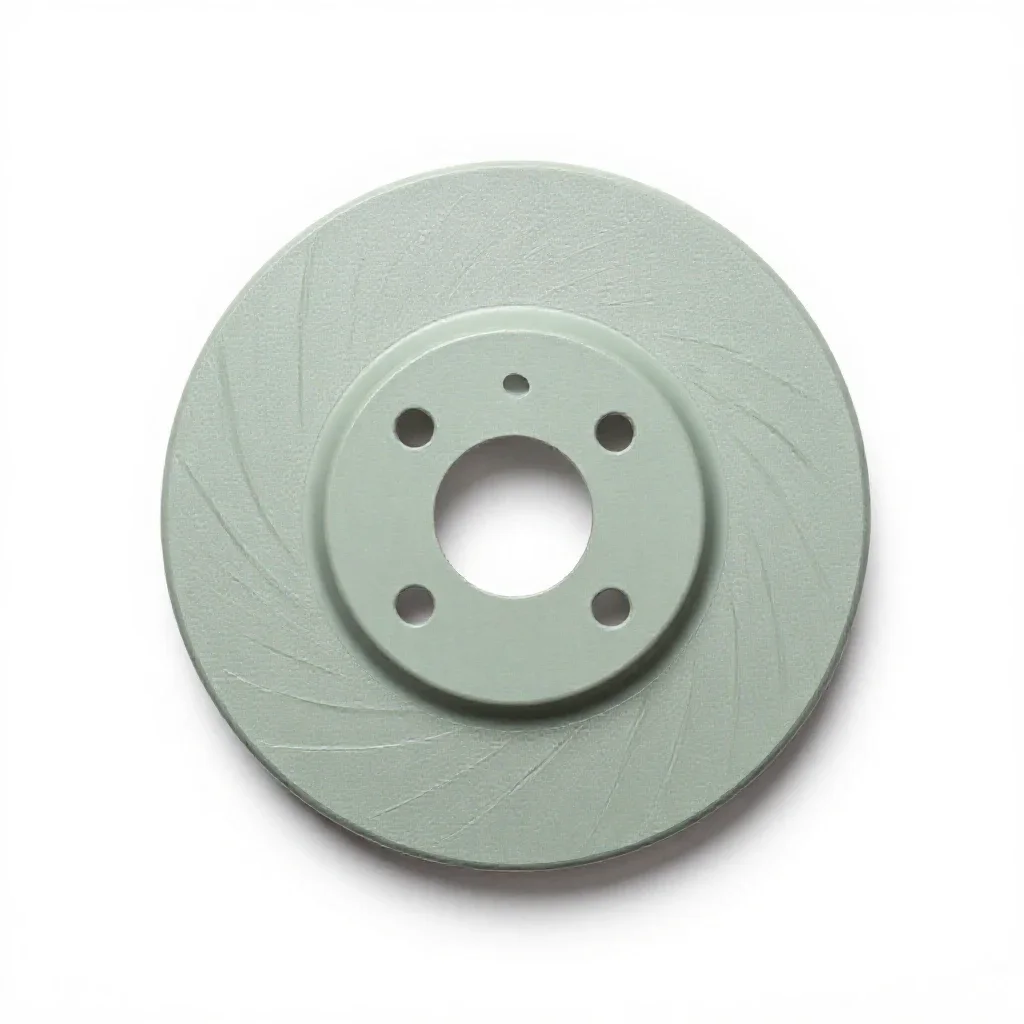 Brake disk isolated on a white background