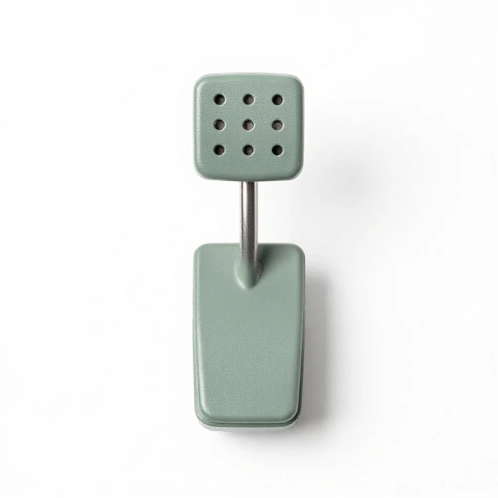Brake pedal isolated on a white background