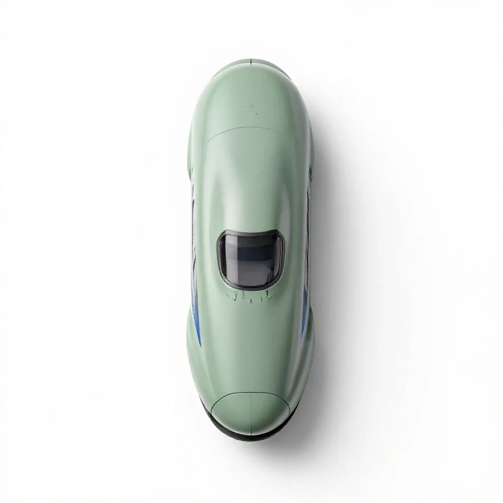 Bullet train isolated on a white background