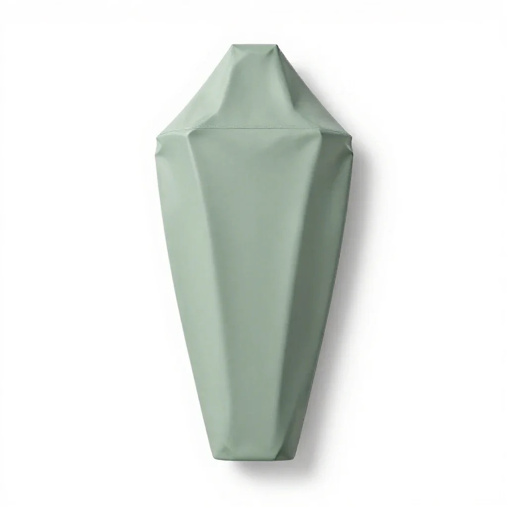 Burial garment isolated on a white background