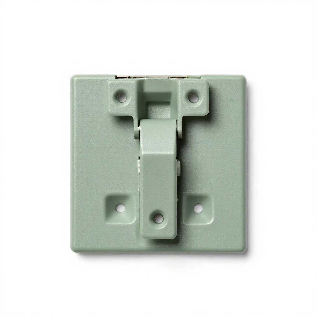 Butt hinge isolated on a white background