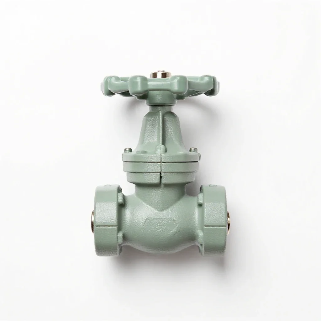 Butterfly valve isolated on a white background