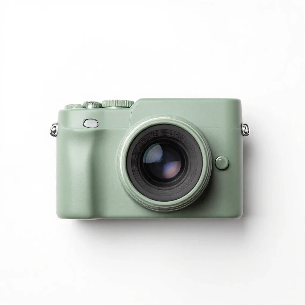 Camera lucida isolated on a white background