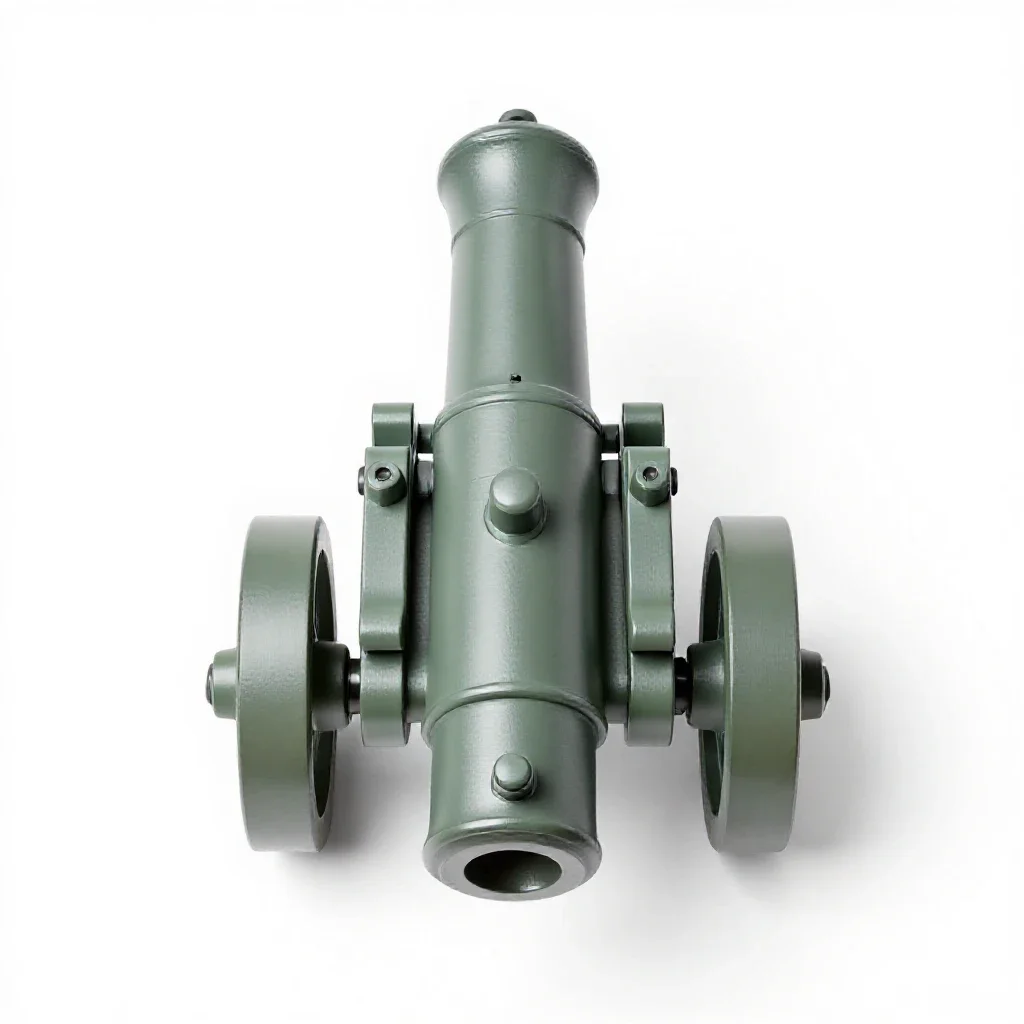 Cannon isolated on a white background