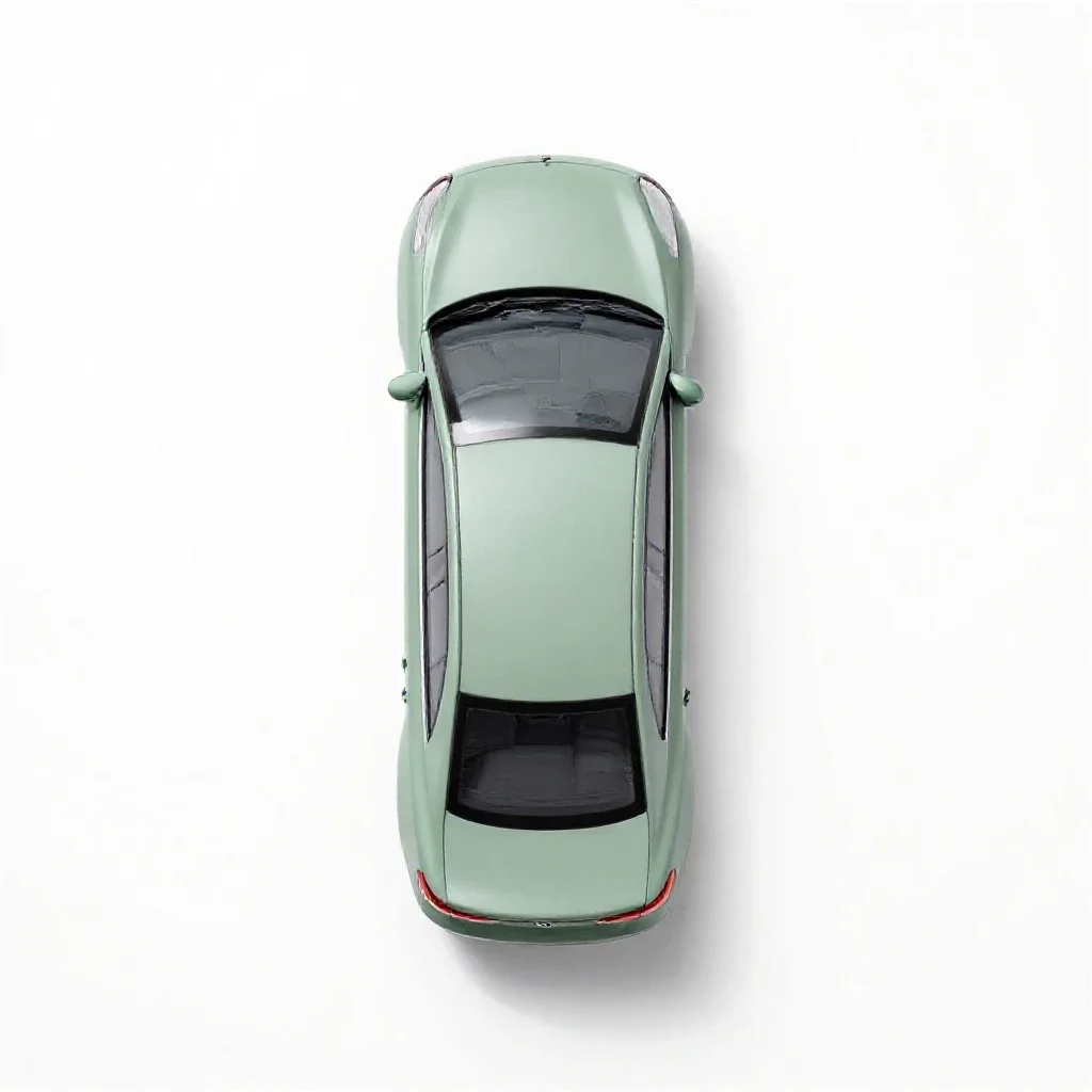 Car train isolated on a white background