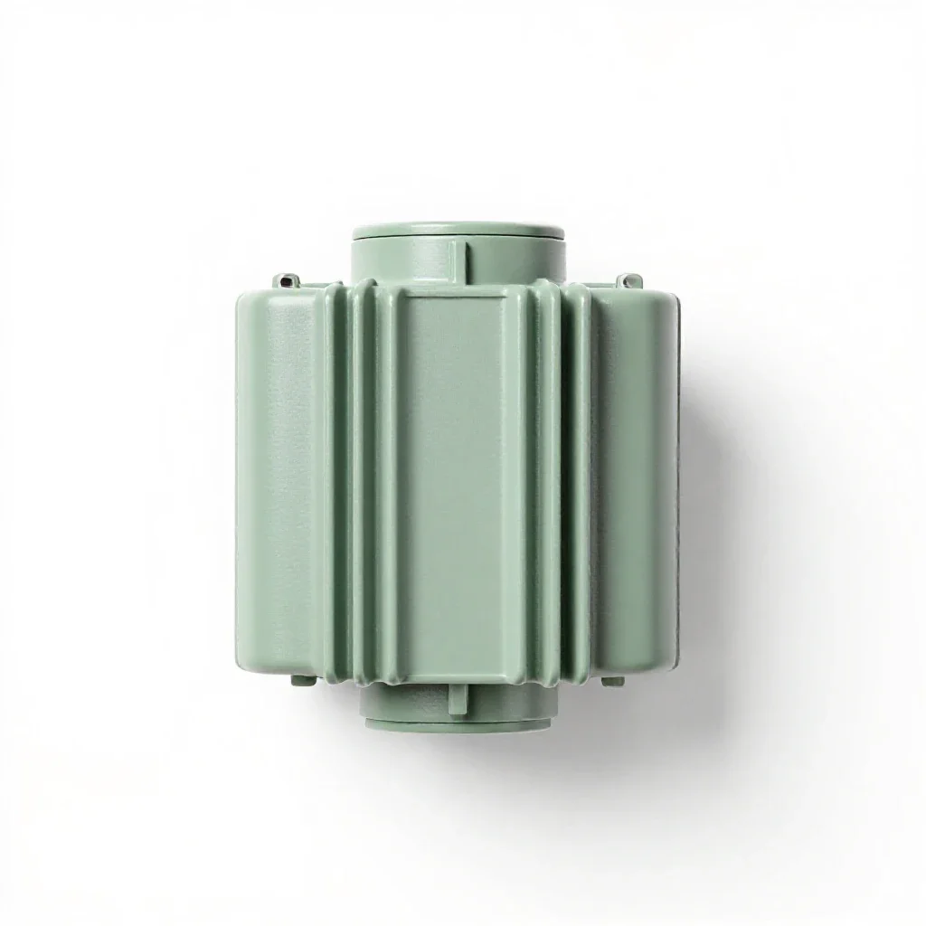 Cascade transformer isolated on a white background