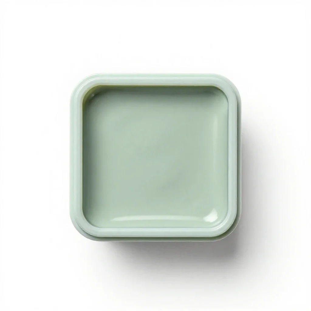 Casein paint isolated on a white background