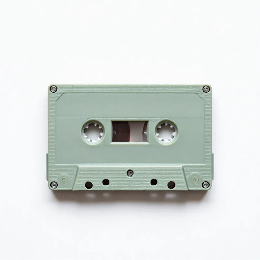 Cassette tape isolated on a white background