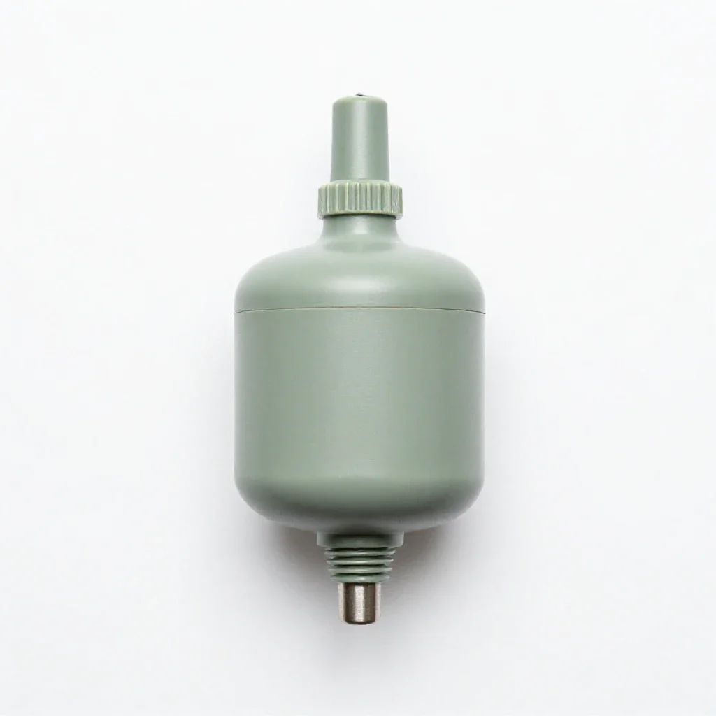 Catalytic converter isolated on a white background