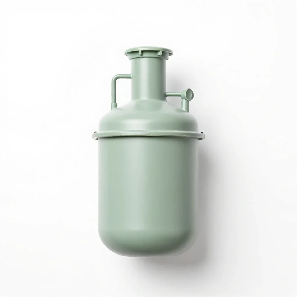 Chemical reactor isolated on a white background