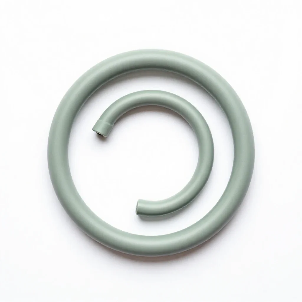 Closed loop isolated on a white background