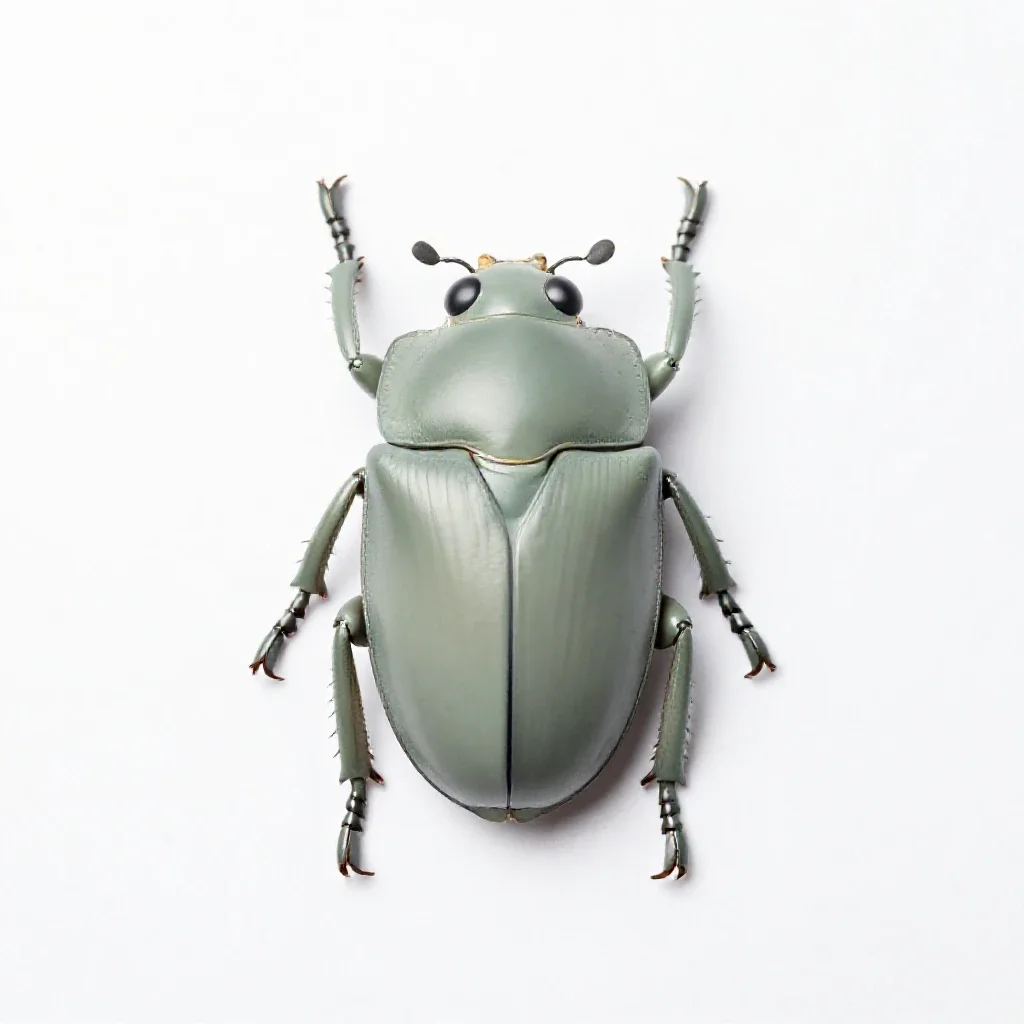 Clypeus isolated on a white background