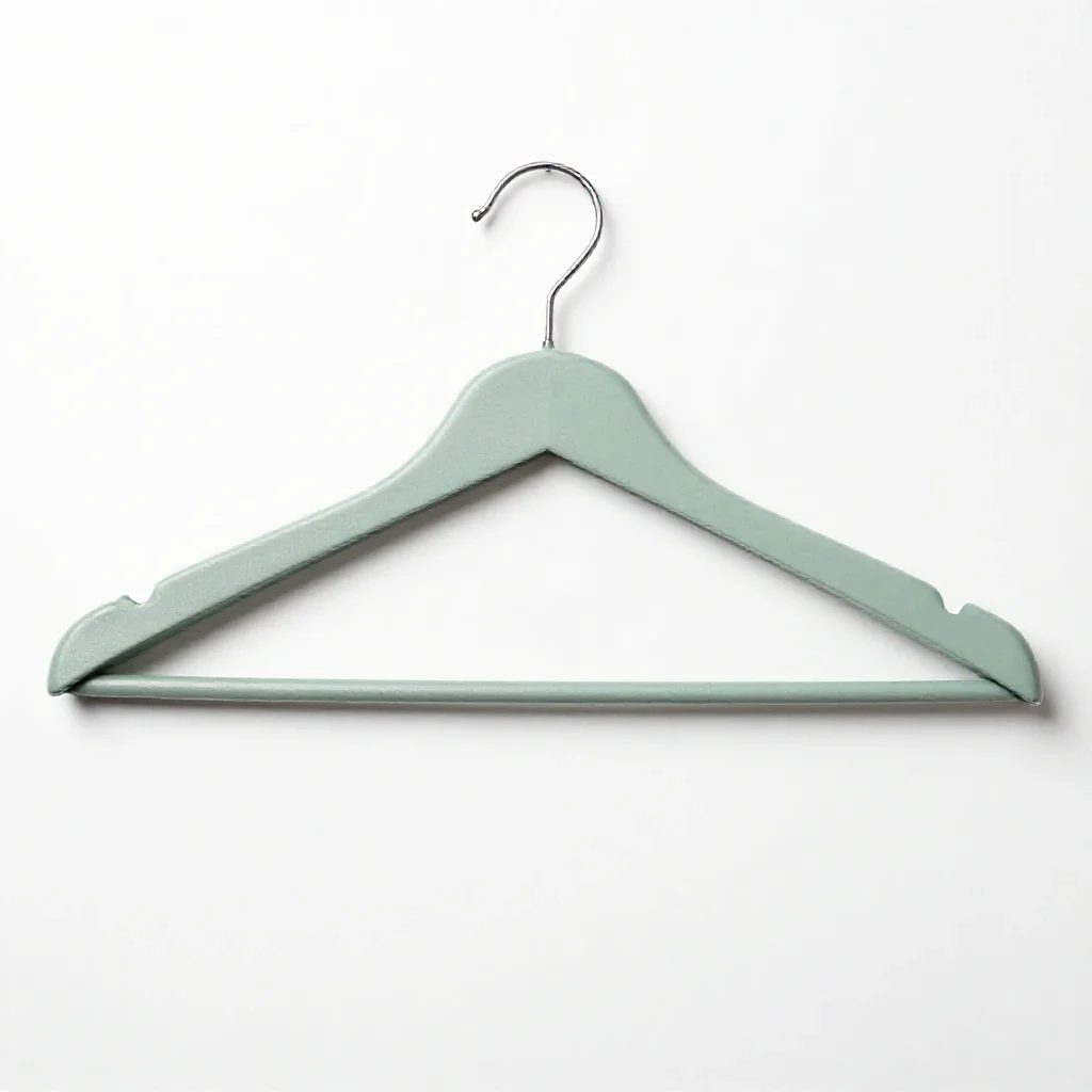 Coat hanger isolated on a white background