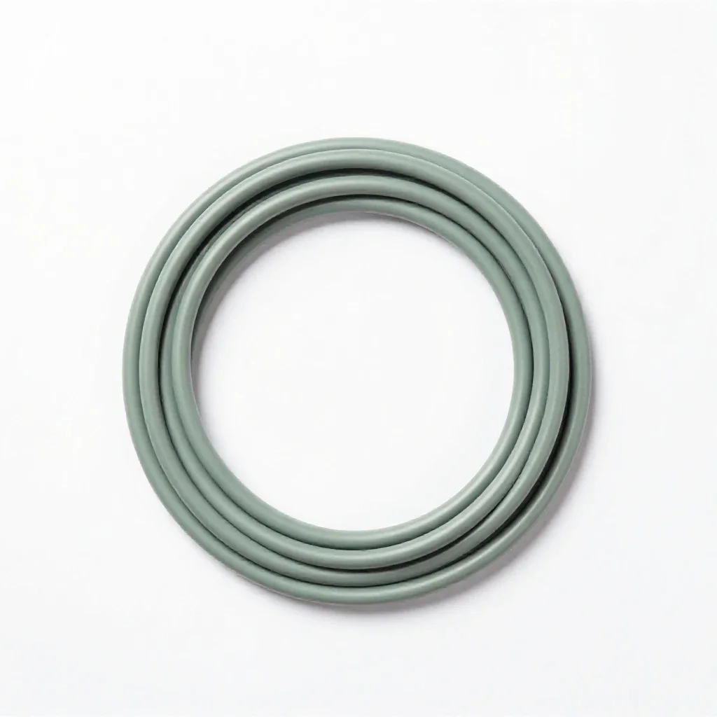 Coaxial cable isolated on a white background
